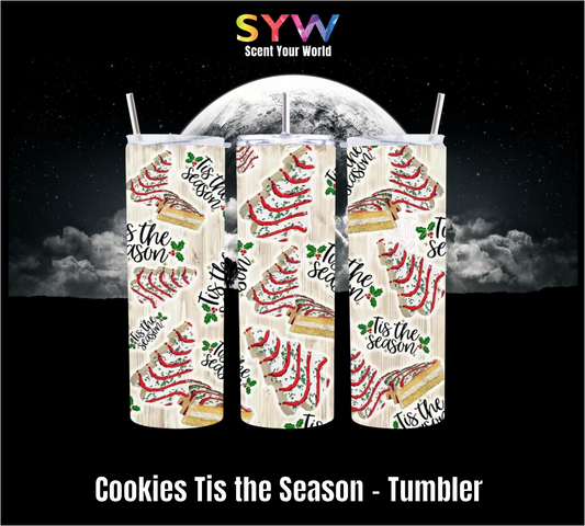 Cookies Tis the Season - Tumbler