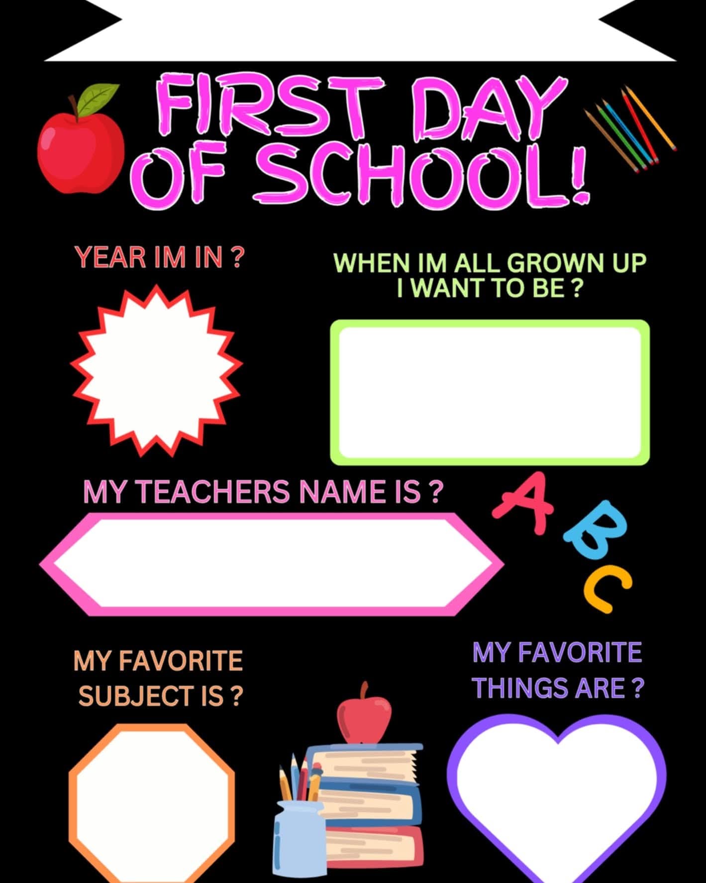 Back to School Signs